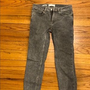 Mango black washed jeans